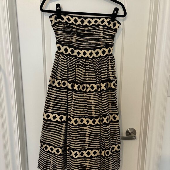 Tracey Reese Anthropologie Strapless A-Line Dress - Picture 3 of 8